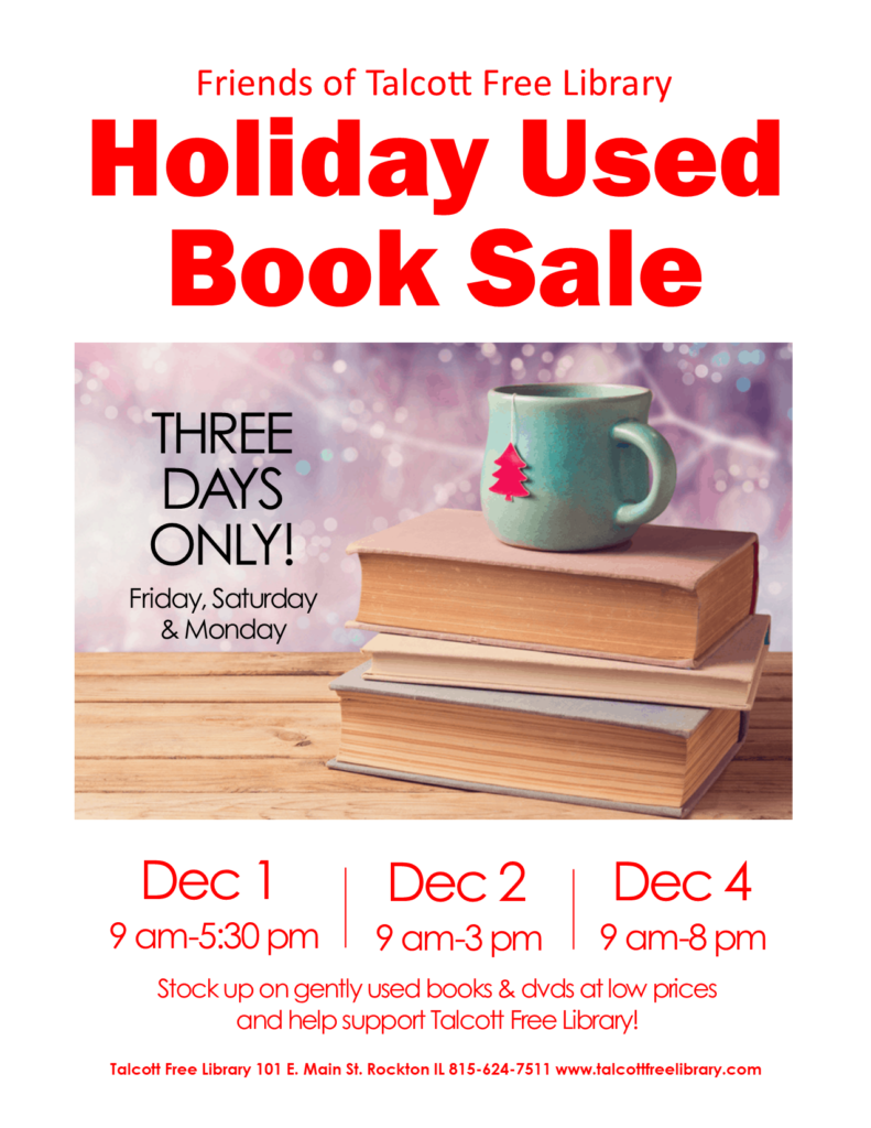 Holiday Book Sale Talcott Library