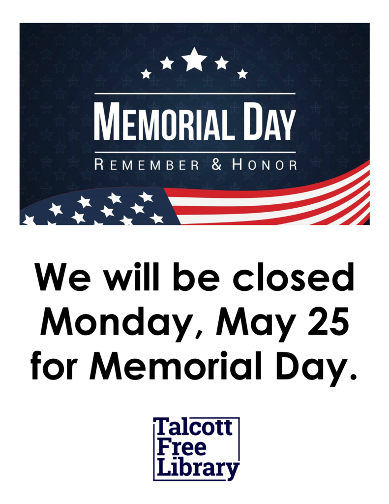 Closed Memorial Day